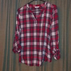 Plaid long sleeve